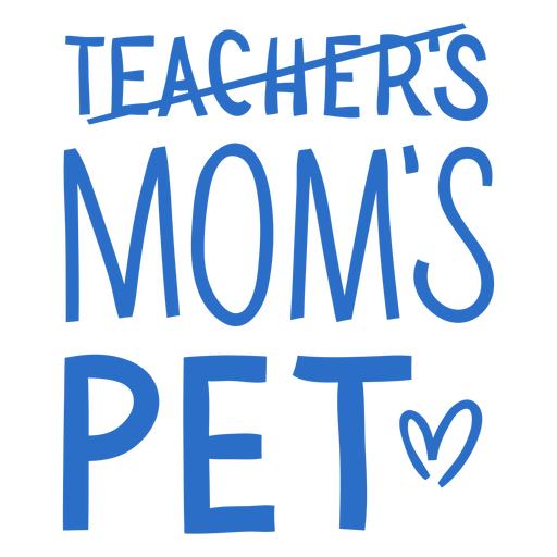 Download Mom's pet lettering - Transparent PNG & SVG vector file