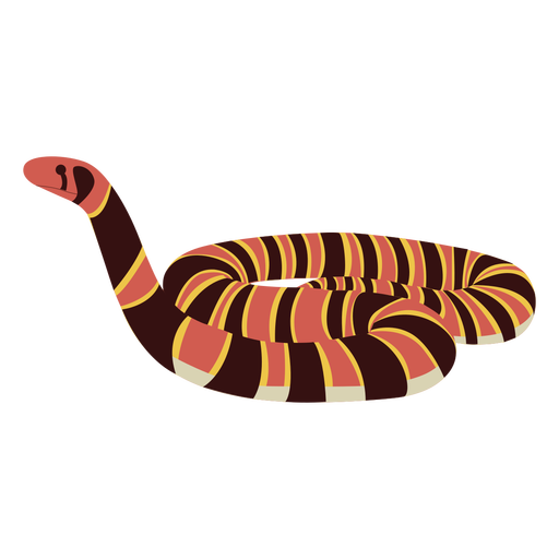 Cascavel animal plano Desenho PNG