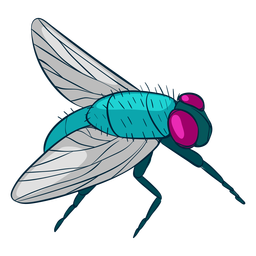 Side View Fly Illustration PNG & SVG Design For T-Shirts