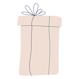 Simple Gift Box Template Drawing PNG Images