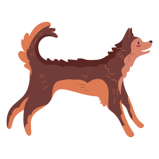 Stehende Hundeillustration PNG-Design