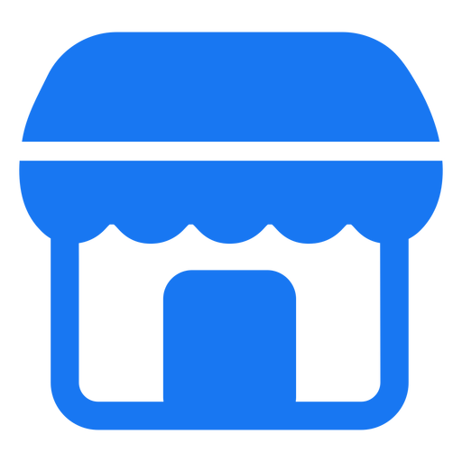 Diseño plano de icono de tienda Diseño PNG