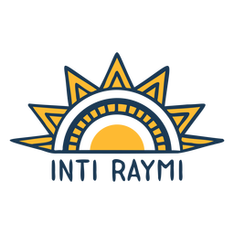Projeto Sun inti rayim Desenho PNG
