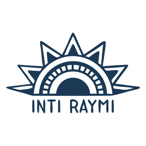 Sun Inti Rayim Design Silhouette PNG-Design