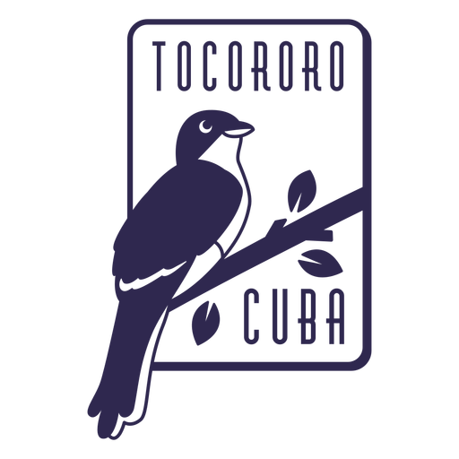 Tocororo cuba bird design