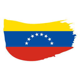 Desenho de bandeira em escova da Venezuela Desenho PNG