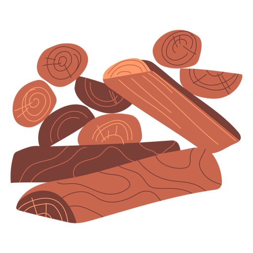 Wood illustration design
