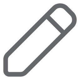 Icono de lápiz de escritura plana Transparent PNG