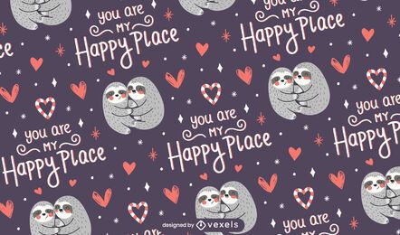 My happy place pattern design My happy place pattern design