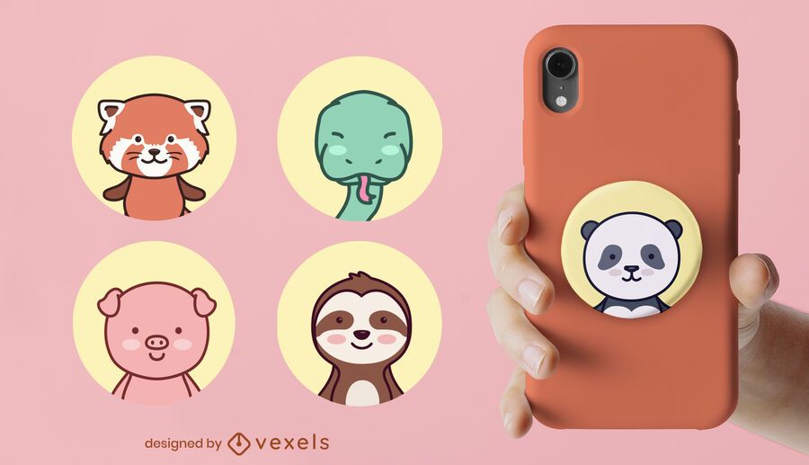 Animals cute popsocket set Animals cute popsocket set