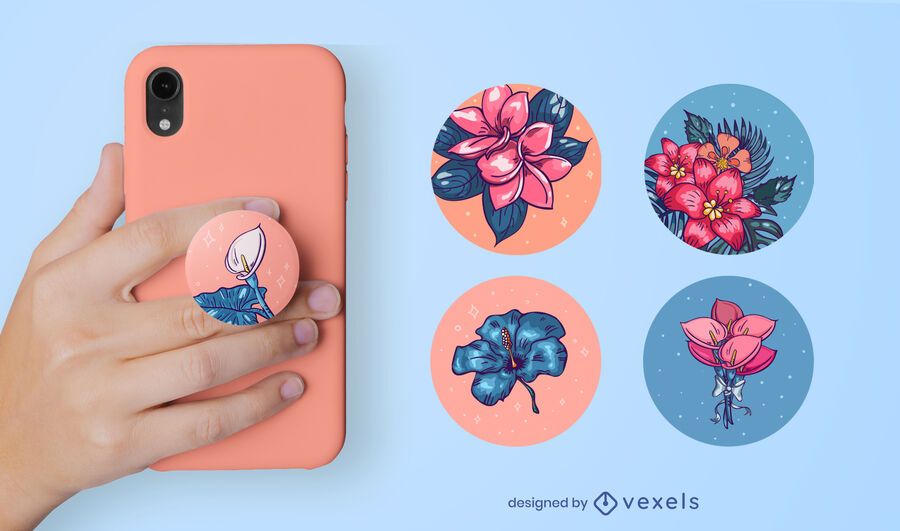 Flowers popsocket set Flowers popsocket set