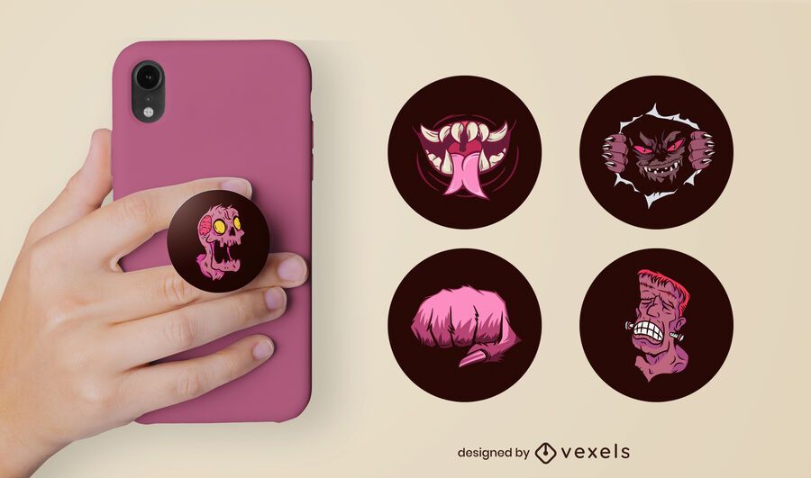 Spooky monsters popsocket set Spooky monsters popsocket set