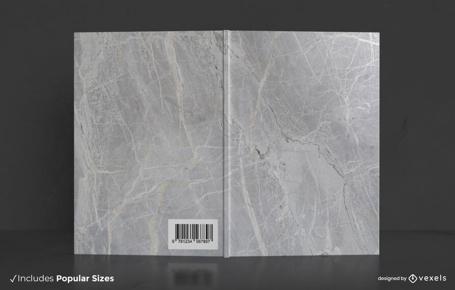 Diseño de portada de libro de mármol Diseño de portada de libro de mármol