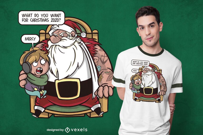Design de t-shirt de Natal misericordioso Design de t-shirt de Natal misericordioso