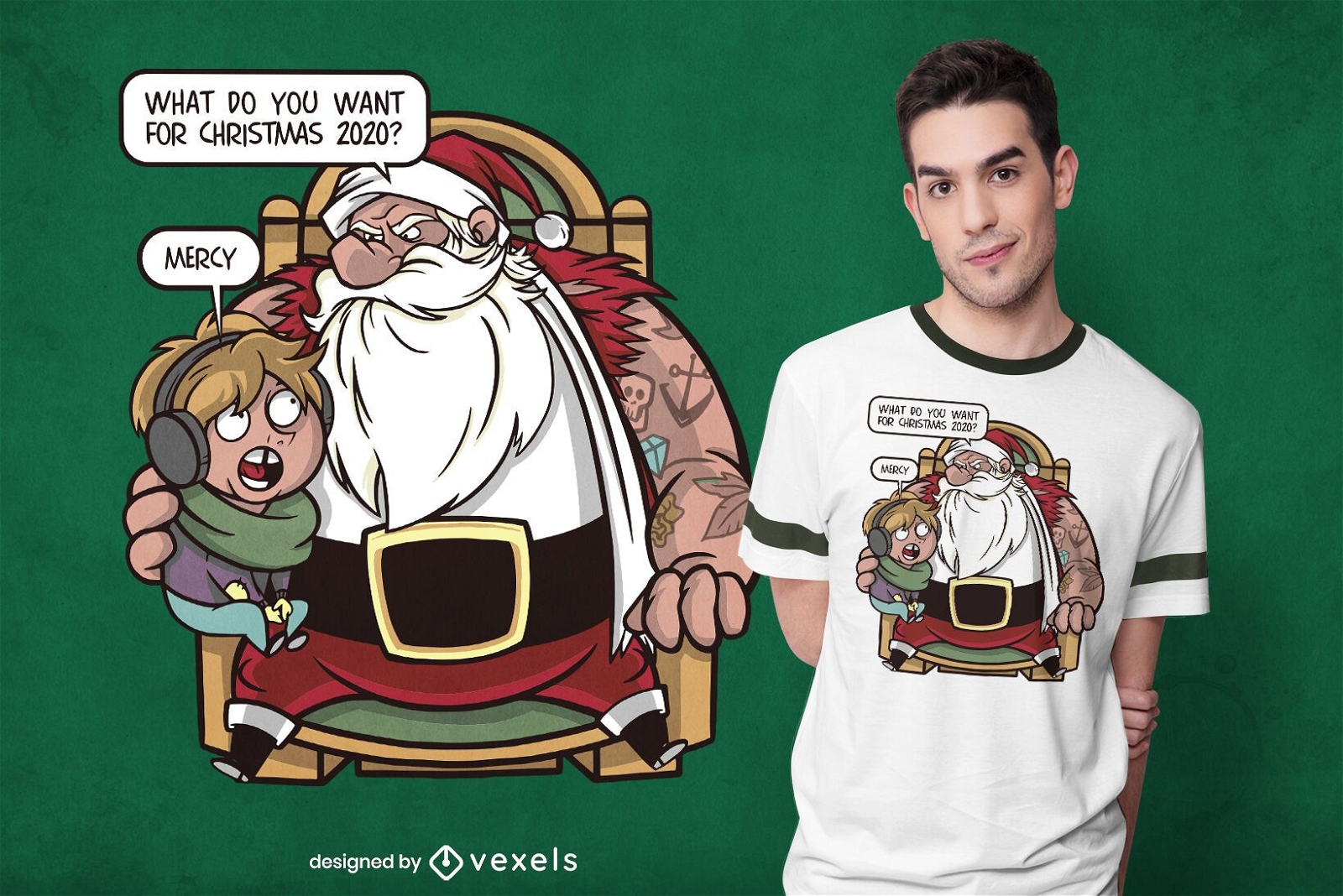 Barmherziger Weihnachtst-shirt Entwurf