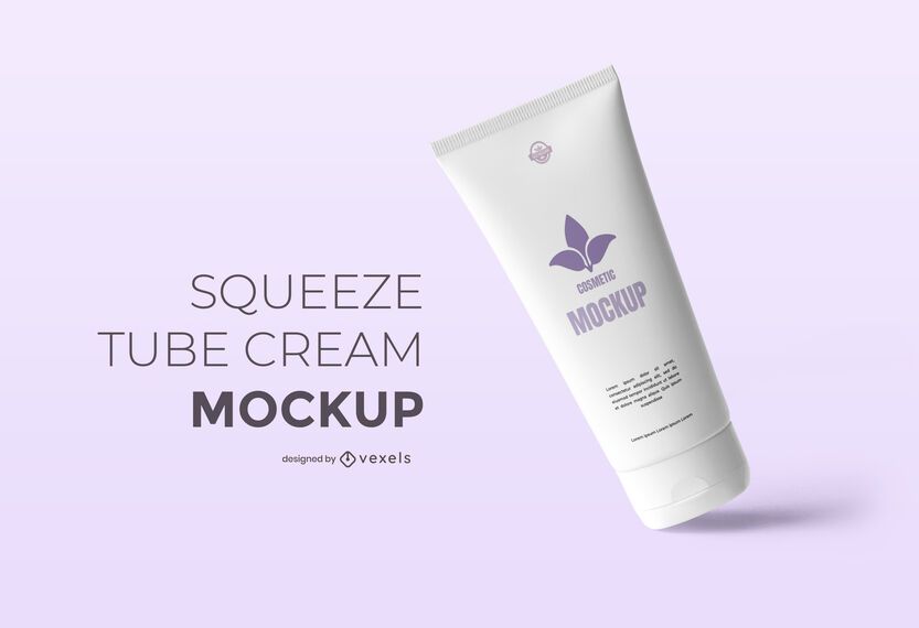 Download Tube Cream Mockup Design - PSD Mockup Download