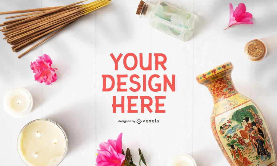 Chinese mockup psd composition Chinese mockup psd composition