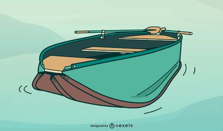 Diseño de ilustración de bote de cría Diseño de ilustración de bote de cría