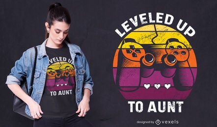 Leveled up t-shirt design Leveled up t-shirt design