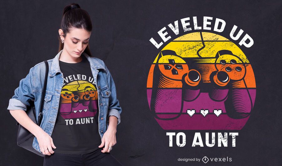 Leveled up t-shirt design Leveled up t-shirt design