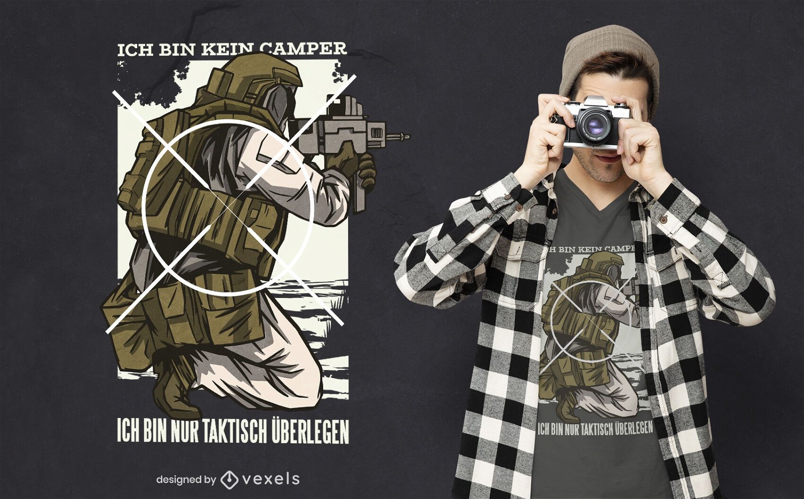 Tactically superior german t-shirt design