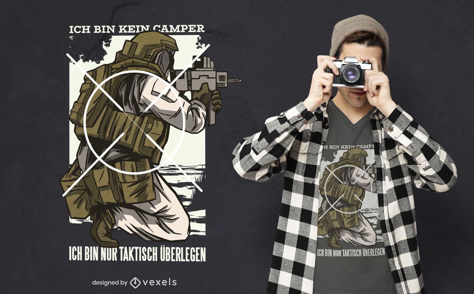 Tactically superior german t-shirt design