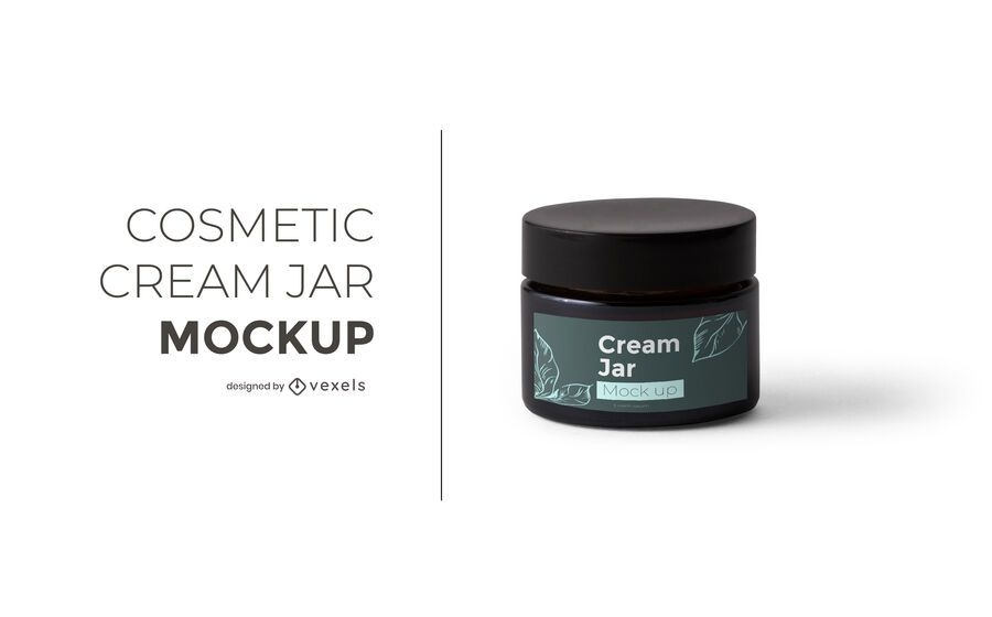 Download Cosmetic Cream Jar Mockup Design - PSD Mockup Download