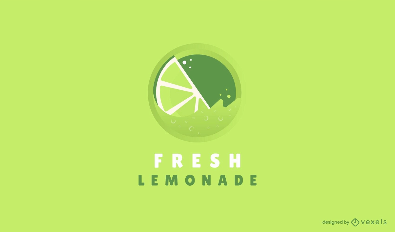 Frische Limonade Logo Vorlage