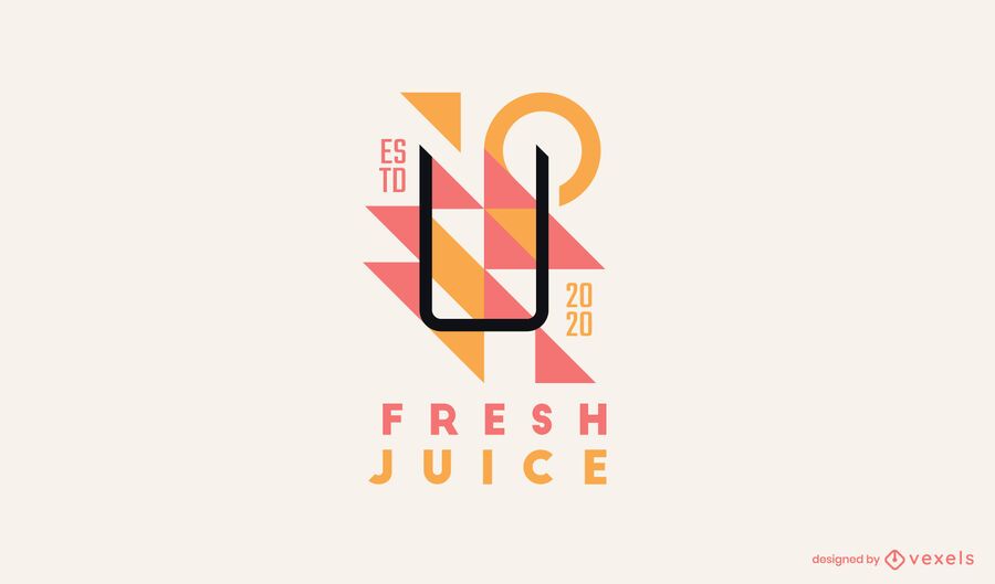 Fresh juice logo template Fresh juice logo template