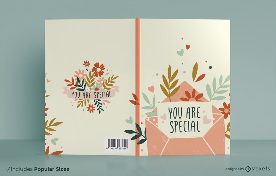 You are special book cover design vector download