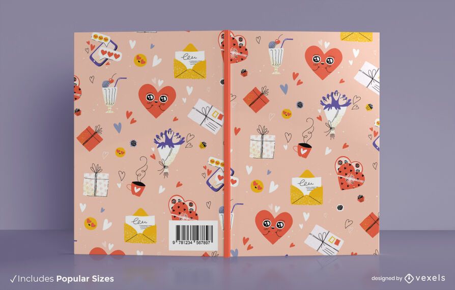 Valentine's day book cover design Valentine's day book cover design