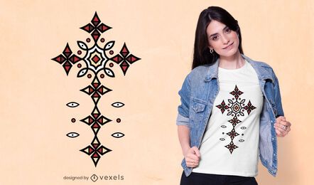 Design de camisetas com ornamento africano