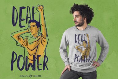 Deaf Power T-Shirt Design