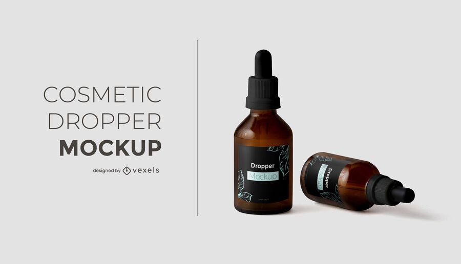Download Cosmetic Dropper Mockup Design - PSD Mockup Download