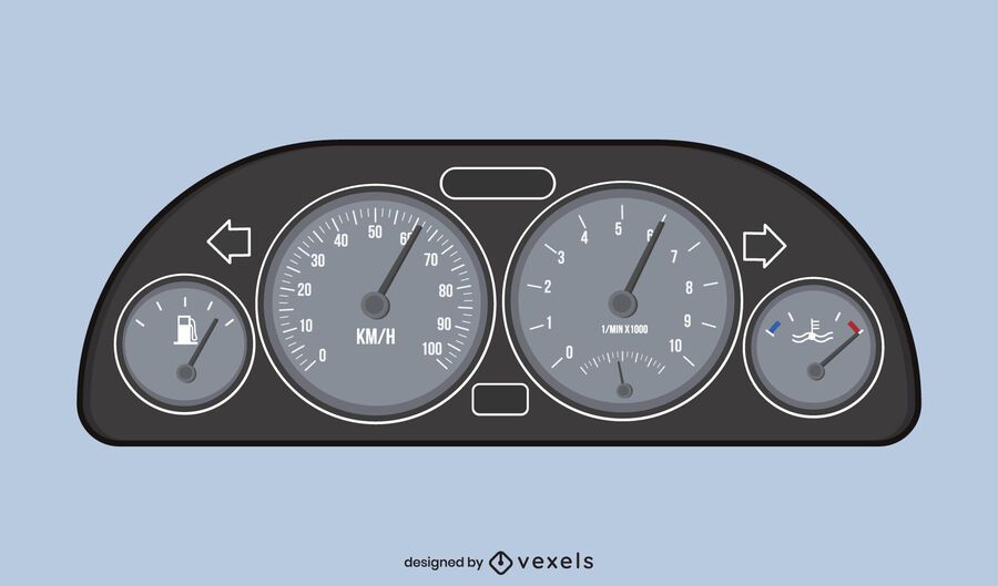 Car speedometer illustration design Car speedometer illustration design