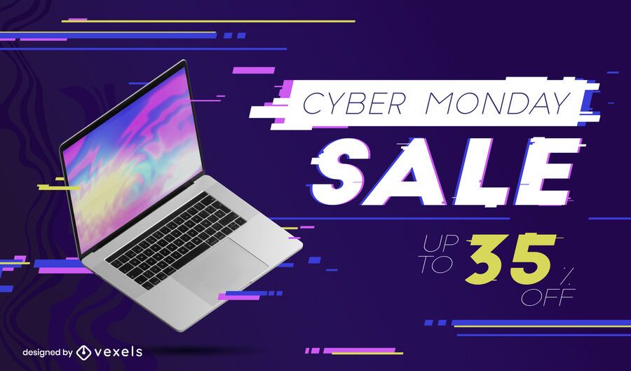 Plantilla de control deslizante de cyber monday Plantilla de control deslizante de cyber monday