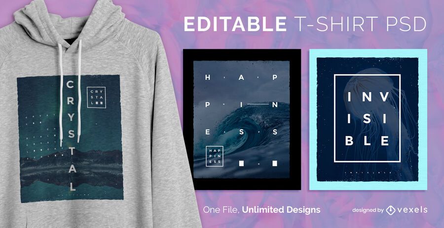 Minimal text scalable t-shirt psd Minimal text scalable t-shirt psd