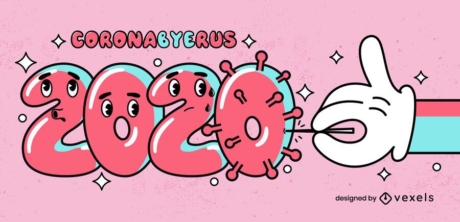 Tchau! Ilustração de ano novo. Tchau! Ilustração de ano novo.