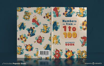 Numbers activity book cover design Numbers activity book cover design