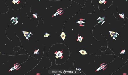 Spacecrafts pattern design
