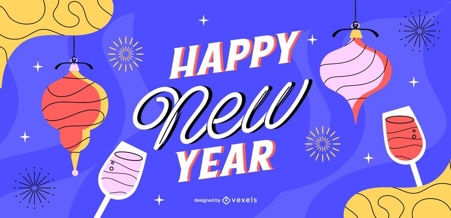 Happy new year slider design Happy new year slider design