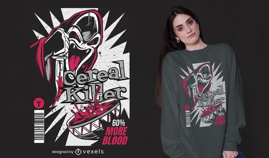Cereal killer t-shirt design Cereal killer t-shirt design