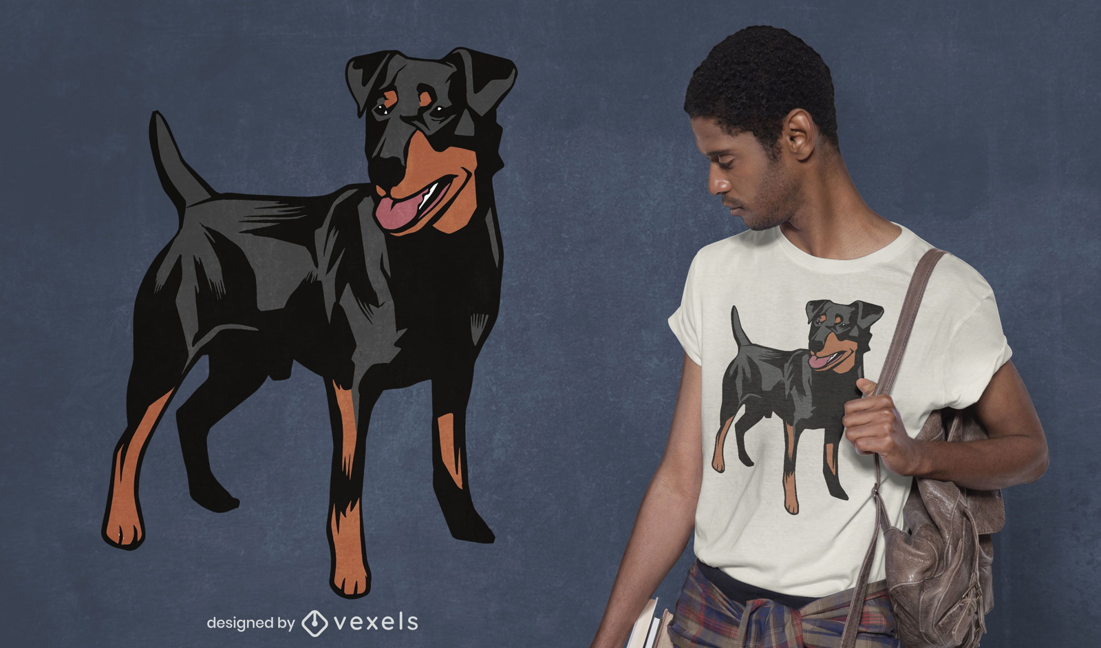German hound t-shirt design