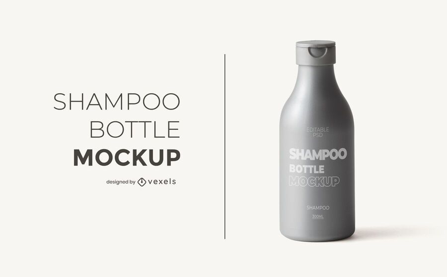 Download Shampoo Bottle Mockup Design - PSD Mockup Download