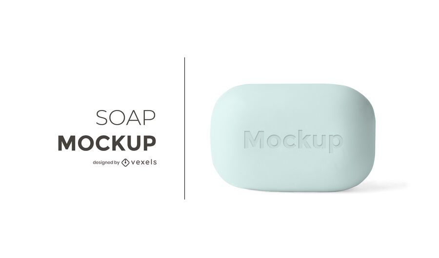 Bar of soap mockup design Bar of soap mockup design