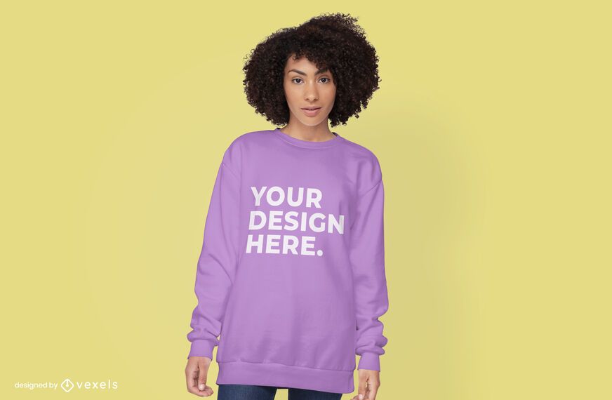 Maqueta de sudadera con capucha modelo femenino diseño psd Maqueta de sudadera con capucha modelo femenino diseño psd