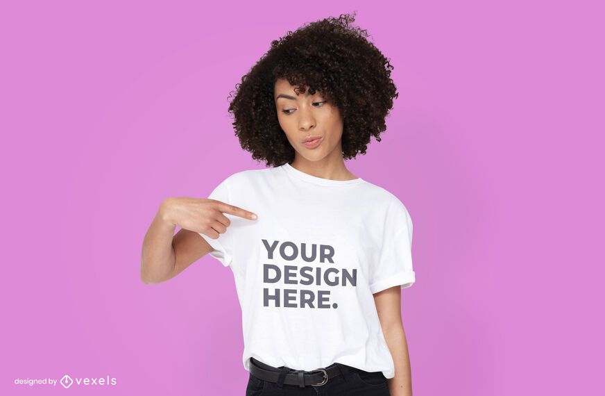 Woman t-shirt psd mockup design Woman t-shirt psd mockup design