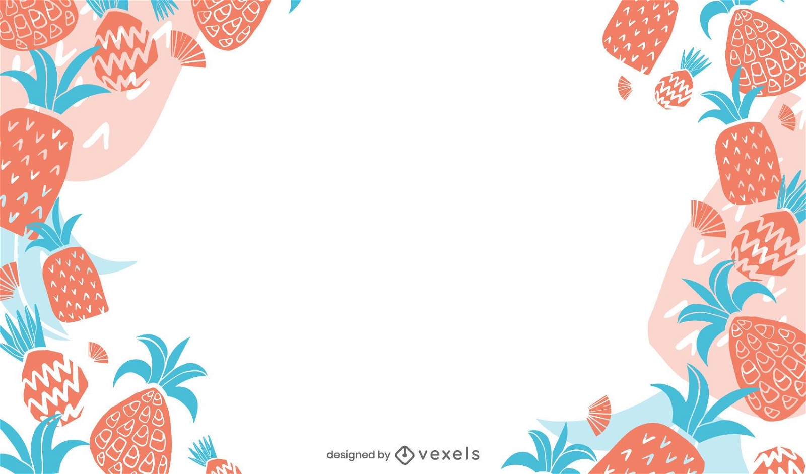 Pineapple background design