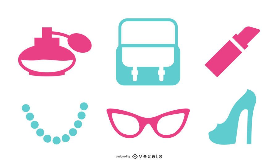 Pack de accesorios vector femenino Pack de accesorios vector femenino