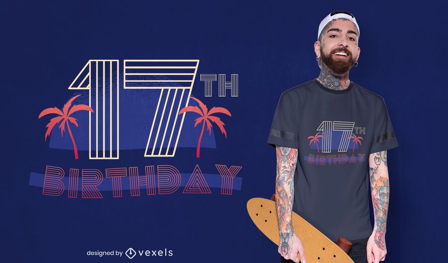 Retro birthday t-shirt design Retro birthday t-shirt design